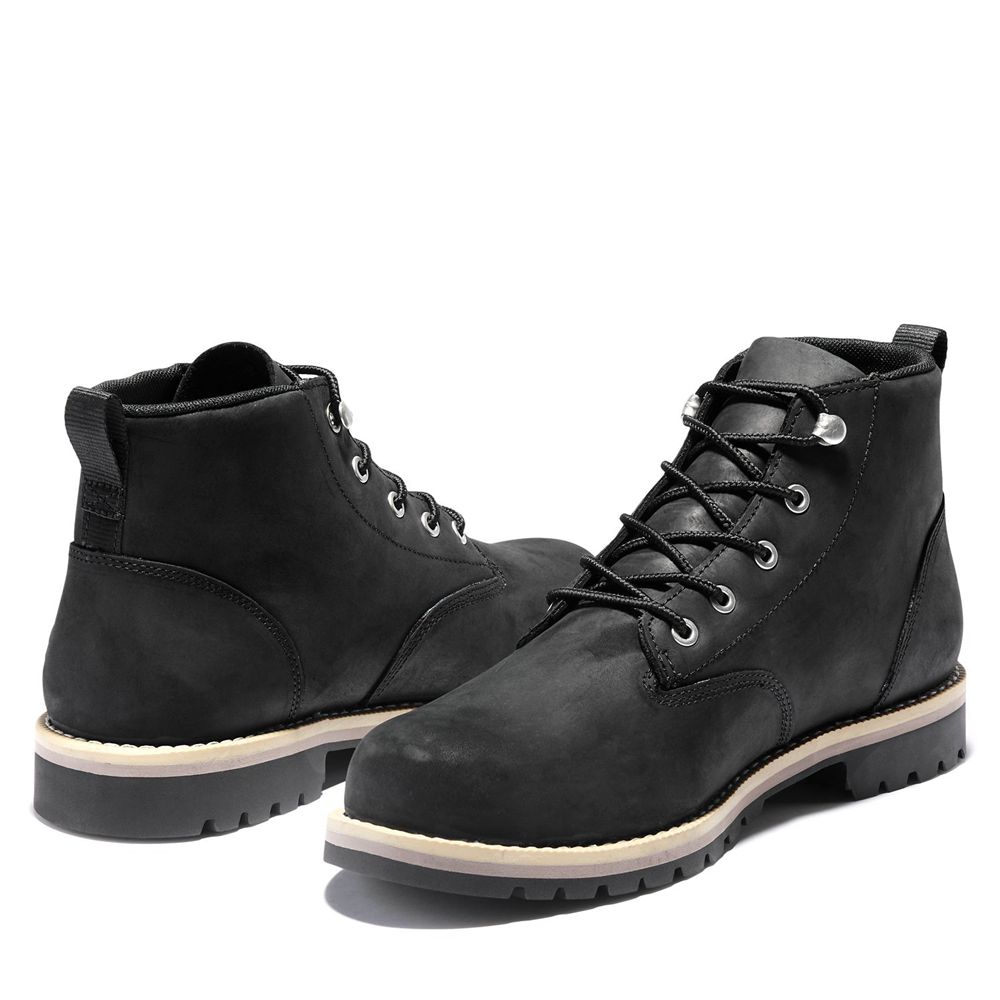 Botas de Seguridad Timberland Argentina Hombre - Redwood Falls Waterproof - Negras - FTJKSZ-796